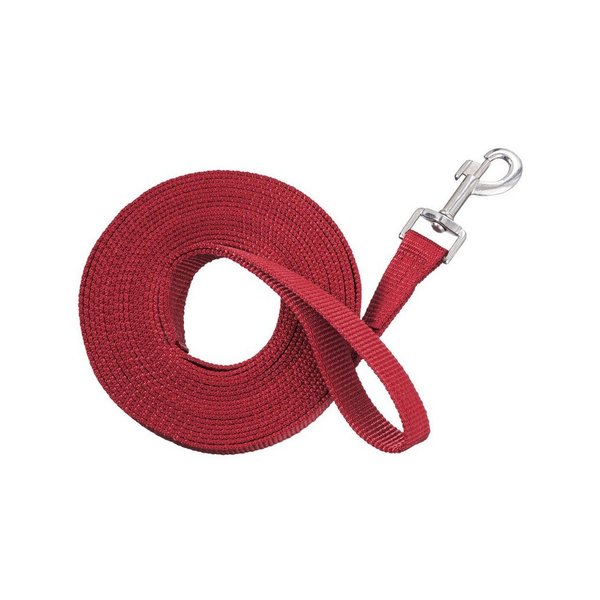 Tough 1 Nylon Web Lunge Line, Red, 1" x 20'