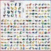 200PCS Dragon Fire Wings Tattoo Stickers - Dragon Theme Party Favors Waterproof Removable Temporary Tattoo Decoration Party Supplies Gifts for Kids