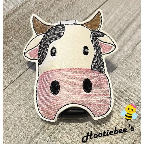 Cow Hand Sanitizer and/or Lip Balm Holder