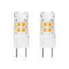 G8 Led Bulb 3W Equivalent to WB25X10019 20W Halogen Lamp Bulb 20W Replacement for GE Microwave, 120V Warm White 3000K (2 Pack)