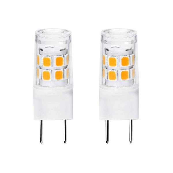G8 Led Bulb 3W Equivalent to WB25X10019 20W Halogen Lamp Bulb 20W Replacement for GE Microwave, 120V Warm White 3000K (2 Pack)