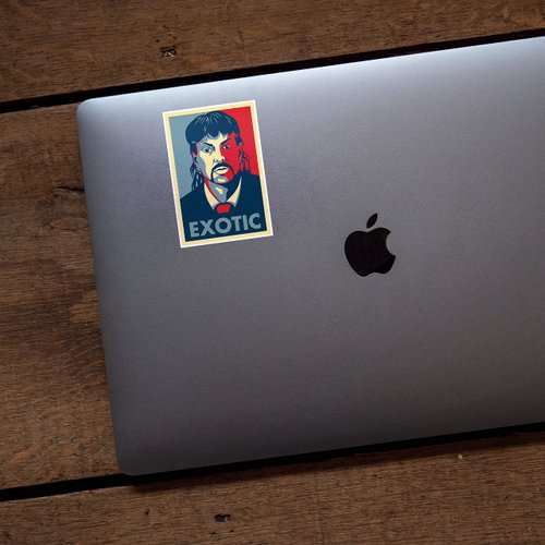 NEO Tactical Gear Tiger King Joe Exotic Hope Parody Vinyl Sticker - Laptop Water Bottle Car Window Decal Made in The USA (3)