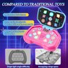 Acvens Handheld Dance Game,4 Mode,999 Level,Sensory Toys,Fast Puzzle Game,ADHD,Pop Fidget Toys for Kids Age 6-12,Birthday Gifts for Girls and Boys (Pink)