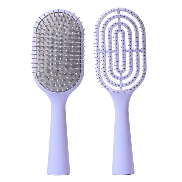 Wet & Dry Detangling Hair Brush set 2,Hair Straightener Brush Curly Hair Brush For Women Men & Kids Thick Hair - Faster Blow Drying - Vented Curved HairBrush