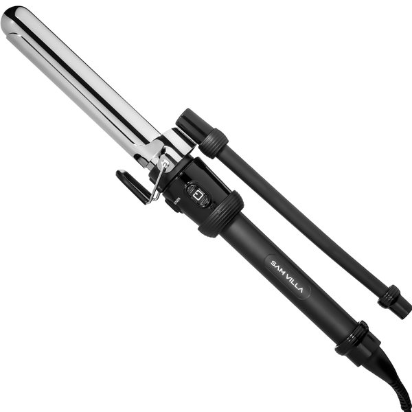 Sam Villa 2-in-1 Professional Marcel Curling Iron & Hair Curling Wand With Extended Barrel