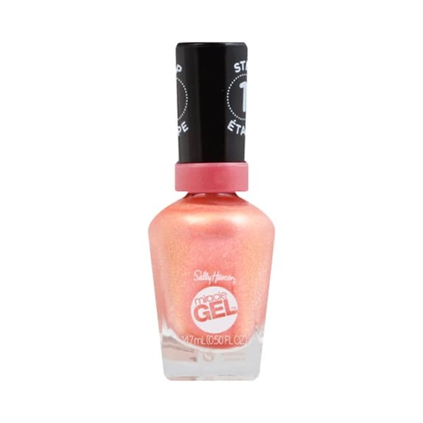 Sally Hansen Miracle Gel Nail Polish Lacquer, Eternally Grapefruit - 0.5 fl oz