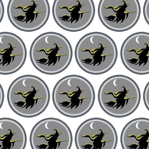 GRAPHICS & MORE Premium Gift Wrap Wrapping Paper Holiday Halloween Fall Harvest Thanksgiving - Halloween Witch