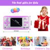 1 Pic - Purple Handheld Game Console Plug and Play tv Games Built-in 168 Classic Games, 2.5" LCD Screen Great Toys and Games for Kids Aged 4-10-Purple Color