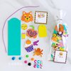 Winlyn 36 Sets Halloween Craft Kits Halloween Crafts DIY Halloween Bookmarks Art Sets Bats Monster Jack-O'-Lantern Ghost Foam Stickers Arts and Crafts for Kids Classroom Activities Holiday Fall Crafts