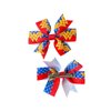 Super Hero Hair Bow Set by Inspired Bows