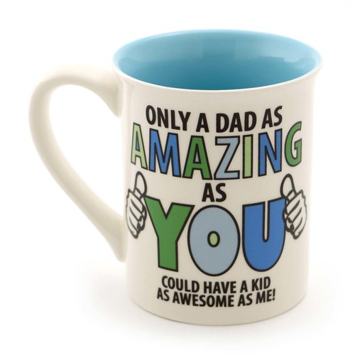 Our Name is Mud ”Amazing Dad” Stoneware Coffee Mug, 16 oz.