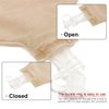 Carbou 15PCS One-Piece Urostomy Bag Drainable Pouches with Measure Card,Cutting Tool for Colostomy Ileostomy Stoma Care, Cut-to-Fit