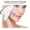 Gua Sha Stainless Steel with Travel Pouch, Gua Sha Facial Tools, Gua Sha Shaping Tool, Metal Gua Sha, Steel Gua Sha Massage Tool, Jawline Sculptor, Scraping Tool for Face, Body