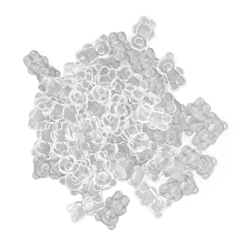 Nail Color Swatches, 50pcs Nail Polish Color Card Transparent Acrylic Nail Polish Color Display Card Cute Cartoon Bear Shaped Nail Art Color Display CardNail Art Display Card