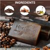 Herbvian 2 Pcs Coffee Cinnamon Exfoliating Soap Bars, Vietnamese Body and Face Soap, Scrub Soap Bar, Back Acne Body Soap, Cleaser Soap for Men, Women, Teen and All Skin Types