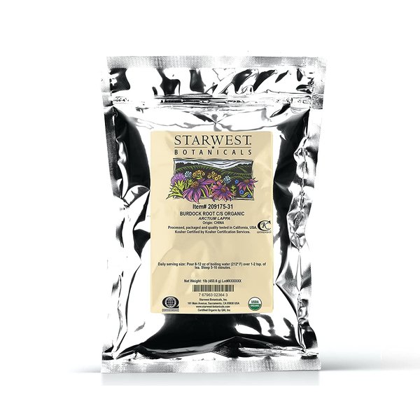 Organic Burdock Root C/S 1lb