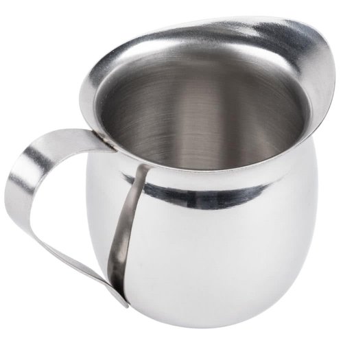 Betolla 5 oz Stainless Steel Bell Creamer – Bell-Shaped Mini Pitchers for Serving Cream, Milk, Syrups & More