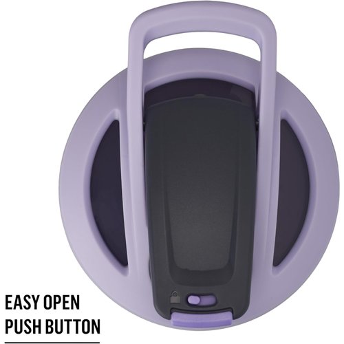 BlenderBottle Strada Sleek Shaker Cup Insulated Stainless Steel Water Bottle with Wire Whisk, 25-Ounce, Flamingo Ombre