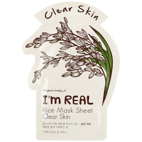 TONYMOLY Rice Sheet Mask, 10 Count - Hydrating Skin Treatment