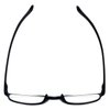 Calabria 718 Flexie Oval Reading Glasses +2.00 Ebony Men/Women Bendable One Power Readers Flexible Durable TR90 Frame