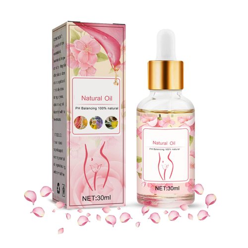 Hotiary Ph Balance Yoni Essential Oil Eliminates Odor for Women, Female Privacy Care Rose Serum Deodorize Vagina Tighten Relieve Stress