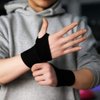 Wrist Brace for Ganglion Cyst, Arthritis, Carpal Tunnel, Breathable Sport/Fitness Wrist Support, for Left and Right Hand Man and Woman(Black)