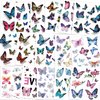 Konsait Kids Tattoos Butterfly Temporary Tattoos, Fake Tattoo Sticker for Girls Kids Women Children's Birthday Party Bag Filler Gift Birthday Girls Party Favors, 16 Sheets