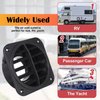 Warm Air Vent Outlet,2pcs 360 Degrees Rotatable Car Heater Duct Hose Pipe Warm Air Vent Outlet for Parking Heater Air Conditioner Steering Car Bus Boat Eberspacher, Webasto, Propex Heaters (75mm)