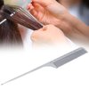 Tail Comb Stable Hair Cutting Comb Portable Hair Comb for Men and Women for Daily Life for Home (Silver Gray)