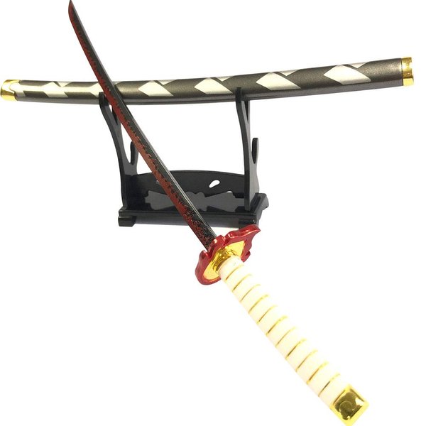 Chewmeter Demon Slayer: Kimetsu no Yaiba Katana Game Collection Sword Martial Arts Collection Party Supplies Gift Room Decoration (Rengoku Kyoujurou)