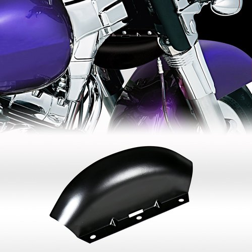 Black Lower Triple Tree Wind Deflector for Harley 1980-2013 Touring Street Glide Road King Models