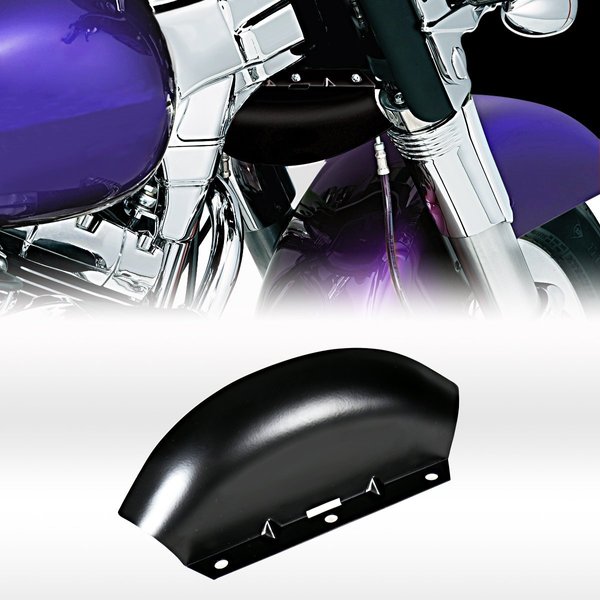 Black Lower Triple Tree Wind Deflector for Harley 1980-2013 Touring Street Glide Road King Models