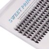 Bodermincer 20 Root Thickness 0.07mm C Curl 3D Individual Eyelashes Extension Soft Black Fake False Eye Lashes Tools (10mm)