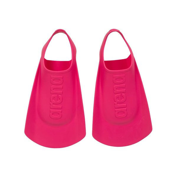 arena Unisex Kids Junior Swim Training Fins for Lap Swimming, Open Heel and Hydrodynamic Slits, Pink, Size 1.5-2 US
