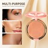 Shimmer Bronzer Powder, Highly Pigmented Highlighter Bronzer Contour Powder, Soft Texture, Natural Sun Kissed Finish, Lasts all day long, Lightweight, Breathable, Vegan Formula (#Sunkissed Bronzer)