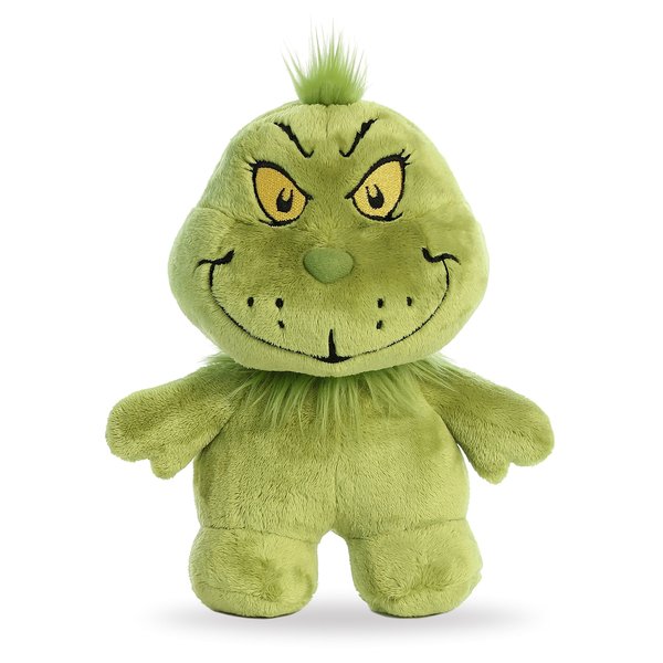 Aurora® Whimsical Dr. Seuss™ Dood Plushie™ Grinch Stuffed Animal - Magical Storytelling - Officially Licensed - Green 8.5 Inches