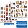 Dog Temporary Tattoos, Dog Waterproof Temporary Tattoo Stickers for Birthday Decorations, Party Supplies Party Favors, School Rewards Gifts
