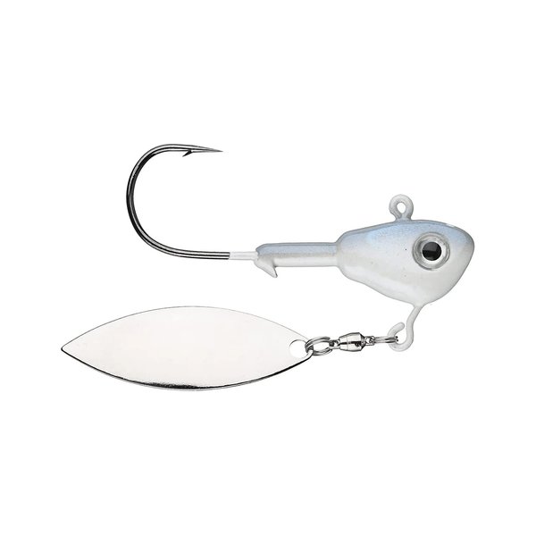 Buckeye Lures SSBS12AL 3129-0197 Su-Spin Single Fishing Equipment, Albino