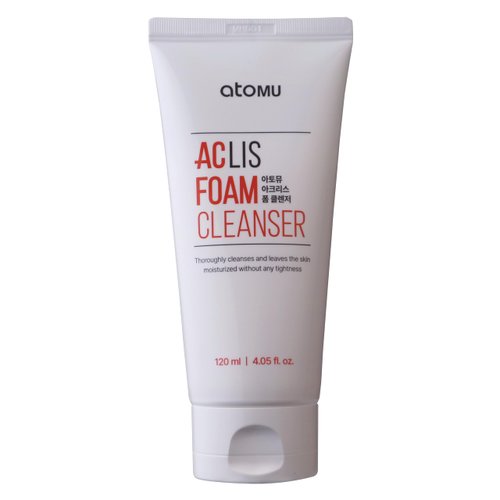 Atomu Mildly alkaline oily acne sebum removal deep cleansing ACLIS foam cleanser, 4.05 fl.oz.