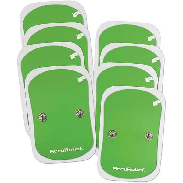 AccuRelief Wireless TENS Electrotherapy Pain Relief System Supply Kit (Packaging May Vary), Works with AccuRelief Wireless Remote Control TENS Device (ACRL-9000), 2 Pair (Pack of 1)