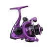 SportsInn Purple Fishing Reels 5 BB 1 RB Spinning Reel Front Drag Reel Gear Ratio 5.5 :1 Right or Left Handed Interchangeable, Lightweight Conventional Reel