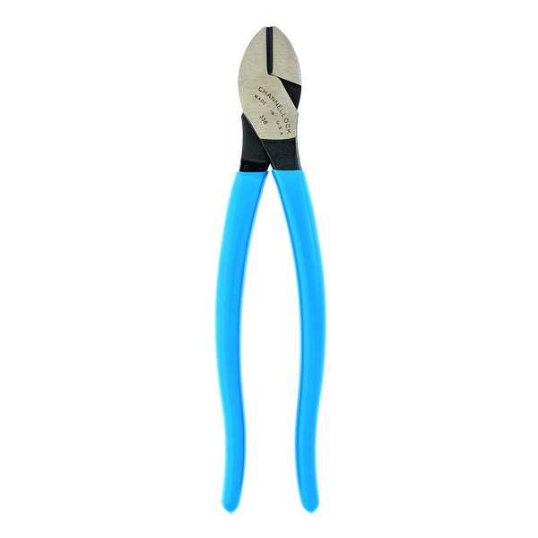 Channellock 338 Diagonal Cutting Plier,8" L, Blue