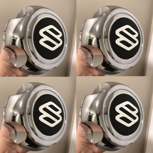ECOBU 4PCS Chrome Wheel Center Caps Covers ForSUZUKI Vitara XL-7 2004 2005 2006 2007
