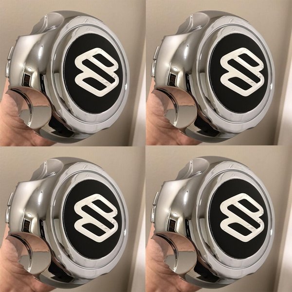 ECOBU 4PCS Chrome Wheel Center Caps Covers ForSUZUKI Vitara XL-7 2004 2005 2006 2007
