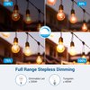 DEWENWILS Dusk to Dawn Dimmer, Outdoor Dimmer for String Light with Remote Dimmer Switch, 100FT Range, Compatible with Dimmable LED/Tungsten Bulbs, FCC Certified