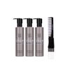 kuss Inebrya Ice Cream Style-In Liss Perfect Smoothing Fluid (6.76 oz) with Teasing Comb Pack of 3