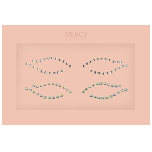 Crystal Eyeliner Jewels ✮ Mercy London Costume Accessories Face Gems Jewels All In One Halloween Headpiece Stick On