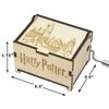 TheLaser'sEdge, Harry Potter Mini Music Box with Movies Hedwig's Theme, Gifts for Women, Men, Birthday, Christmas, Mother’s Day, Anniversary or Merchandise Decor - Standard