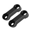 Tbest Motorcycle Mirror Mount Riser Extender Adapter,10mm 8mm Motorcycle Rearview Mirror Adapter Kit Riser Mount Extender
