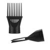 Healifty 4Pcs Blow Dryer Comb Attachment air Dryer Blower Concentrator Nozzle Brush Attachments for Hairdressing Styling Salon Tool (Black)